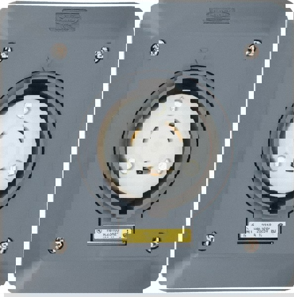 125 VAC, 20 Amp, L5-20R NEMA, Self Grounding Receptacle